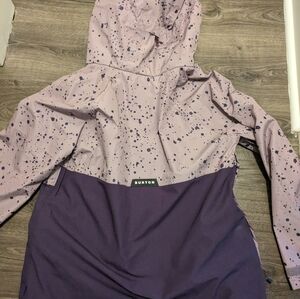 Burton purple L snowboard jacket